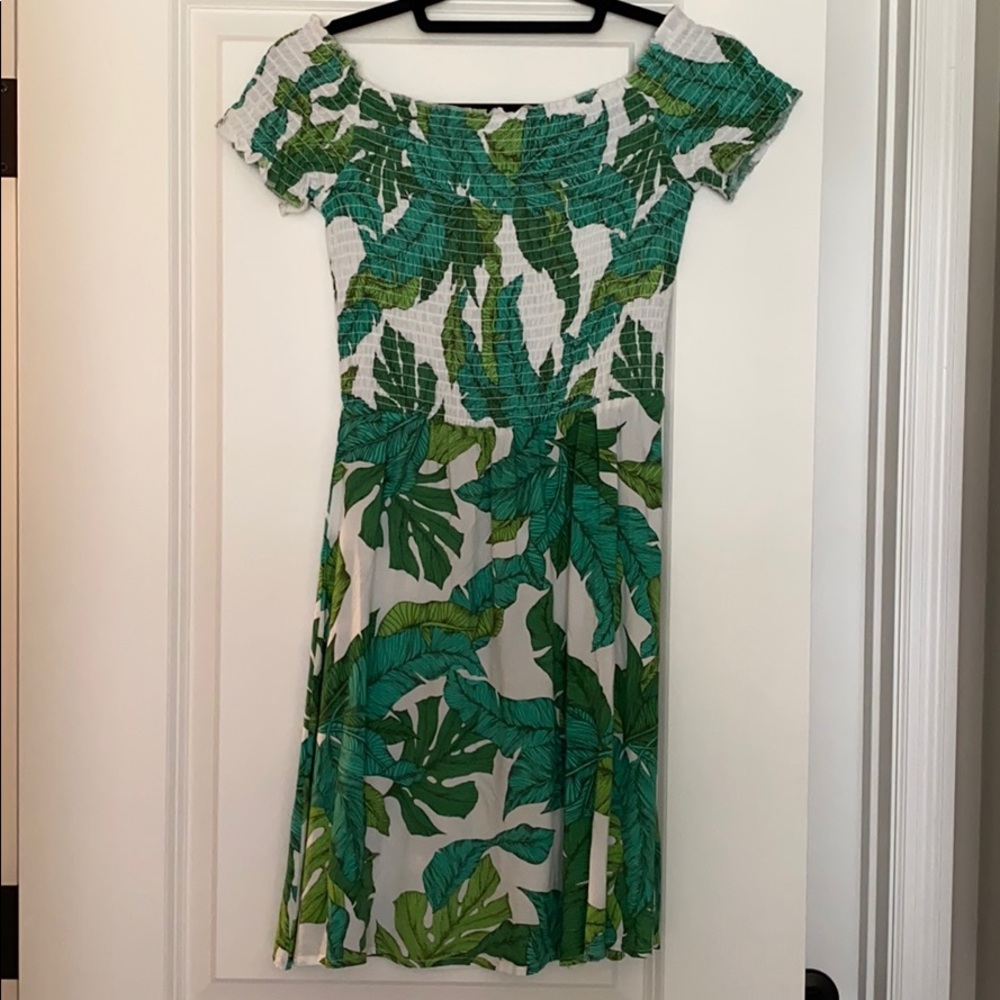 Tropical Print Dress